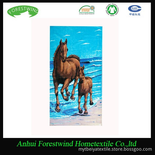 2015 80 polyester 20 polyamide printed microfiber beach towel wholesale